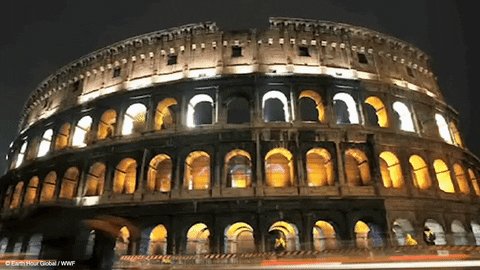 roman forum night GIF by Ea...