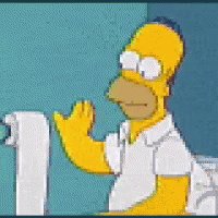 Homer Toilet GIF