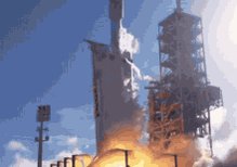 Rocket Liftoff GIF