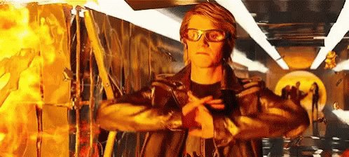 Evan Peters Quick Silver GIF