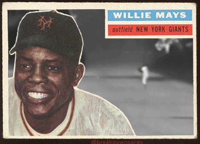 Cooked up a new gif card. Happy Birthday, Willie Mays!  