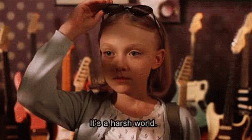 It's A Harsh World GIF