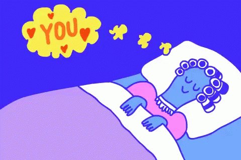 Sleeping Dreaming Of You GIF