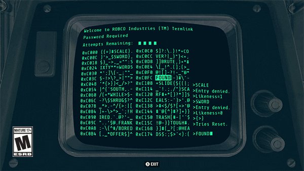 Fallout What Level Is Your Terminal Set To Worldpasswordday T Co 4ouxrcv8pp Twitter