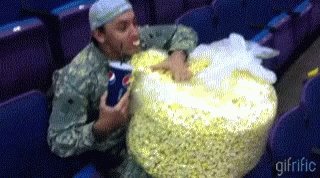 Movie Hungry GIF