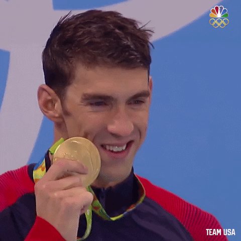 Gold Medal Swimming GIF by Team USA