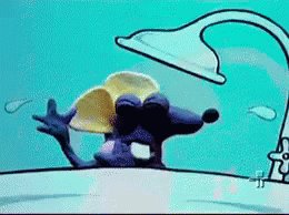 Castelo Ratimbum Banho Rato GIF