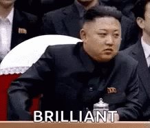 Brilliant Kim Jong Un GIF