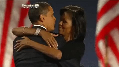 barack obama kiss GIF by Obama