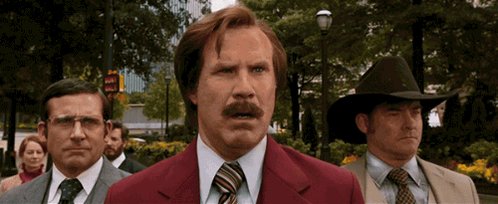 ron burgundy wow GIF