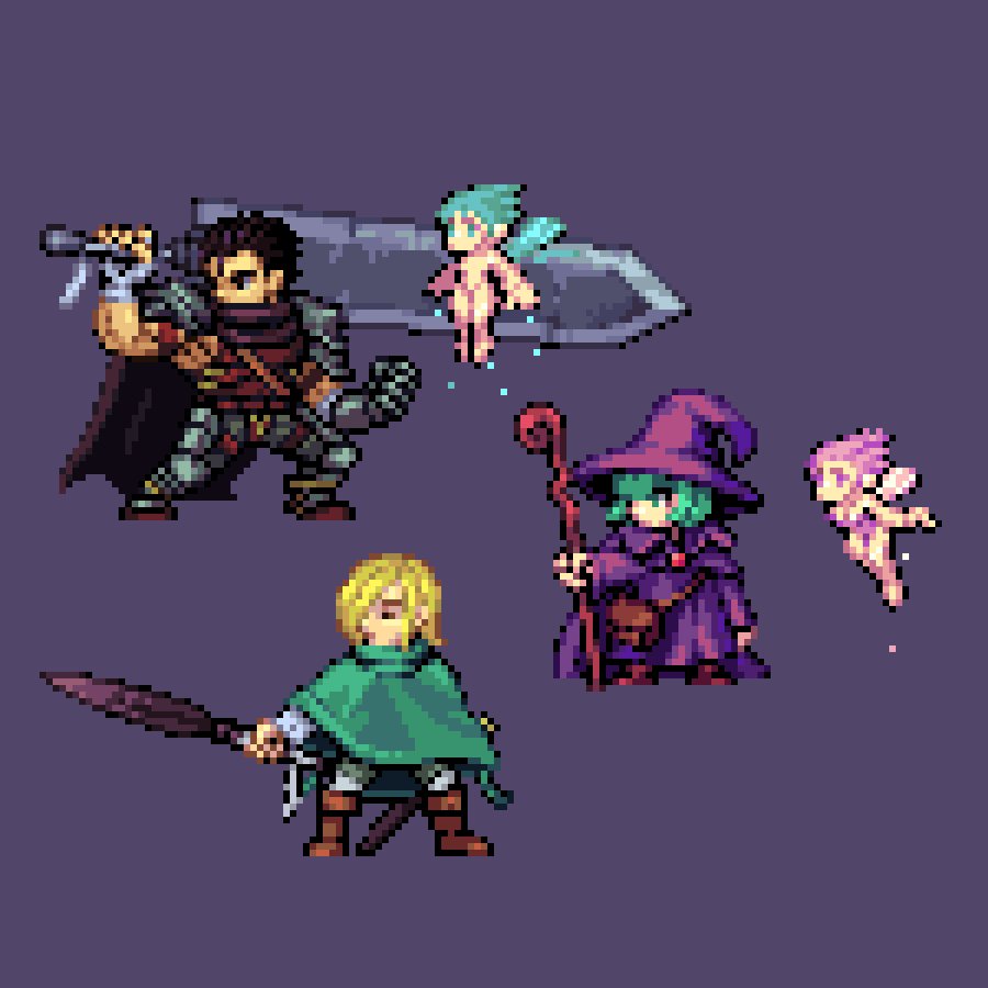 Omegachainoboy's tweet image. 👿 #pixelartist #pixelart #Berserk https...