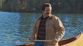 Vacation Ron Swanson GIF