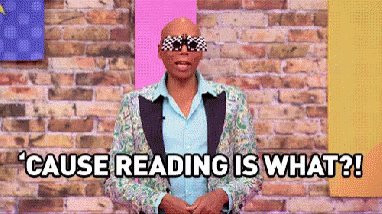 Ru Paul Reading GIF