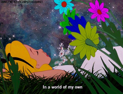 stay high alice in wonderland GIF