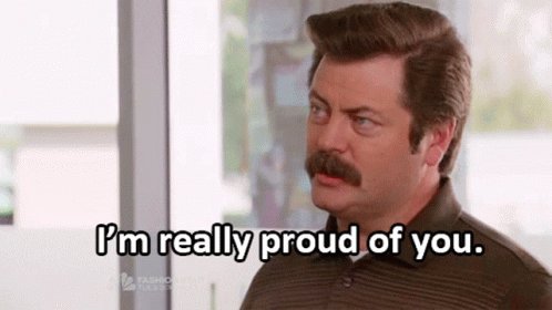 Ron Swanson Im Really Proud...