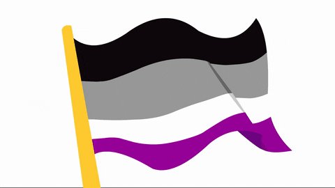 pride asexual flag GIF by Bustle