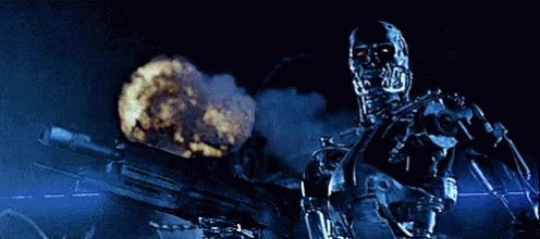 Terminator Game Face GIF