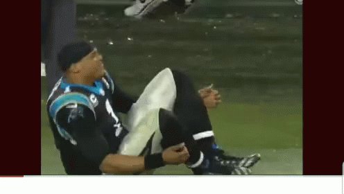 Football Player Fall GIF