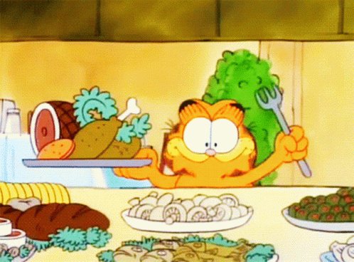 Garfield Buffet GIF