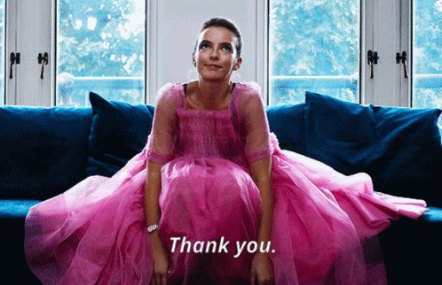 Jodie Comer Thank You GIF