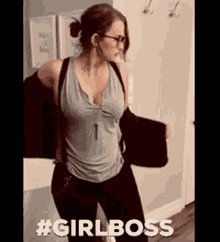 Girlboss Baller Mode GIF