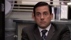 the office smile GIF