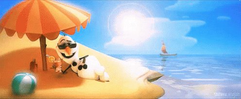 Olaf Heat GIF