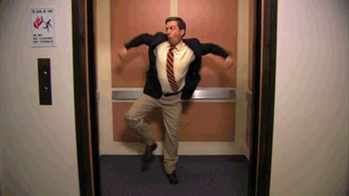 Elevator WAY Up! GIF