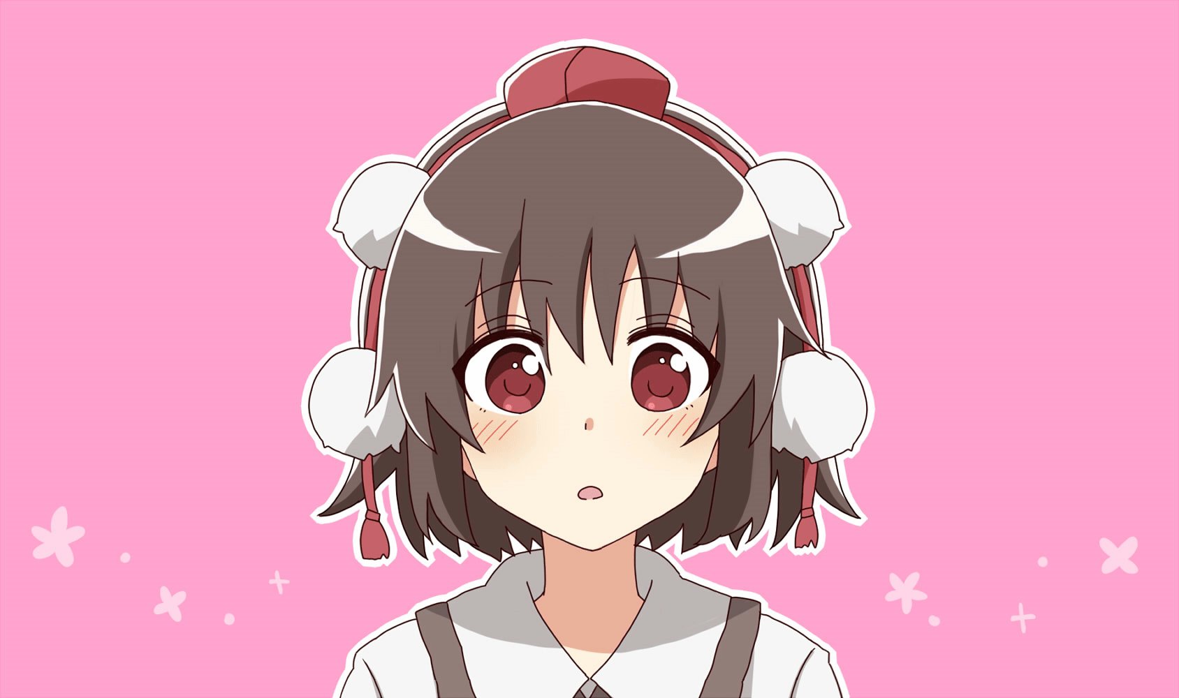 Touhou Aya analingus gif