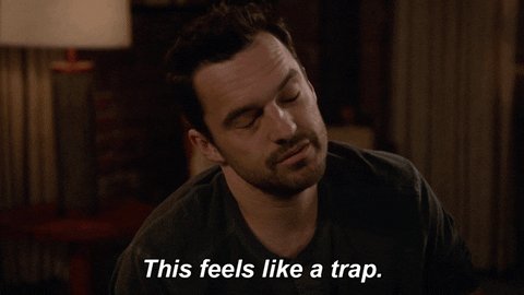 trapped jake johnson GIF by New Girl