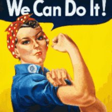 Happy Womens Day We Can Do It GIF