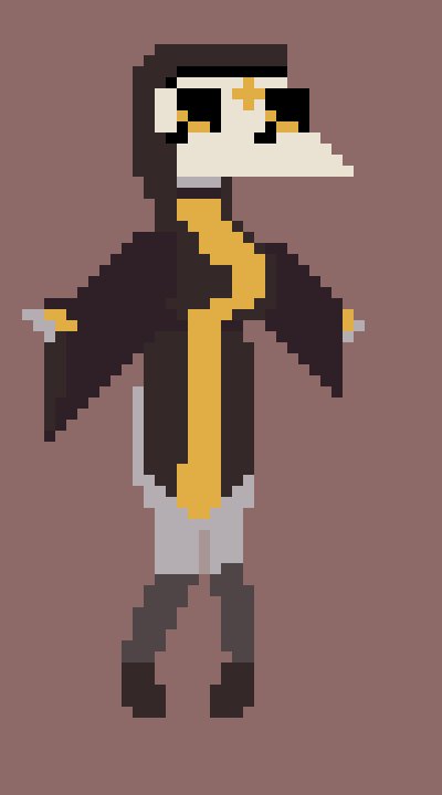 Plague doctor / Pixel art (32x32) by InkuTheArt on Newgrounds