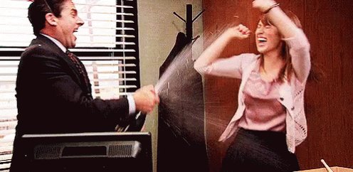 the office party hard GIF