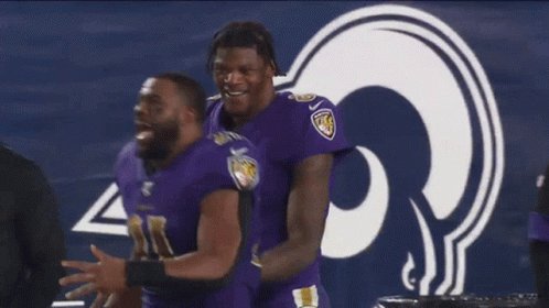 Mark Ingram Lamar JAckson GIF