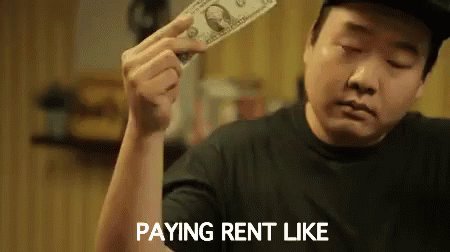 Paying Rent Like GIF