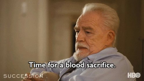 Succession Blood GIF