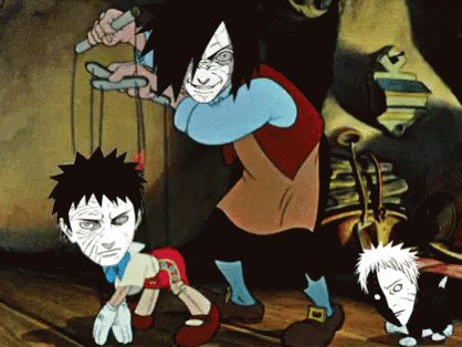 Uchihas Puppets GIF