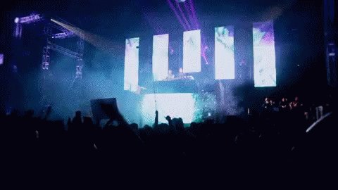 Crowd Strobe Light GIF