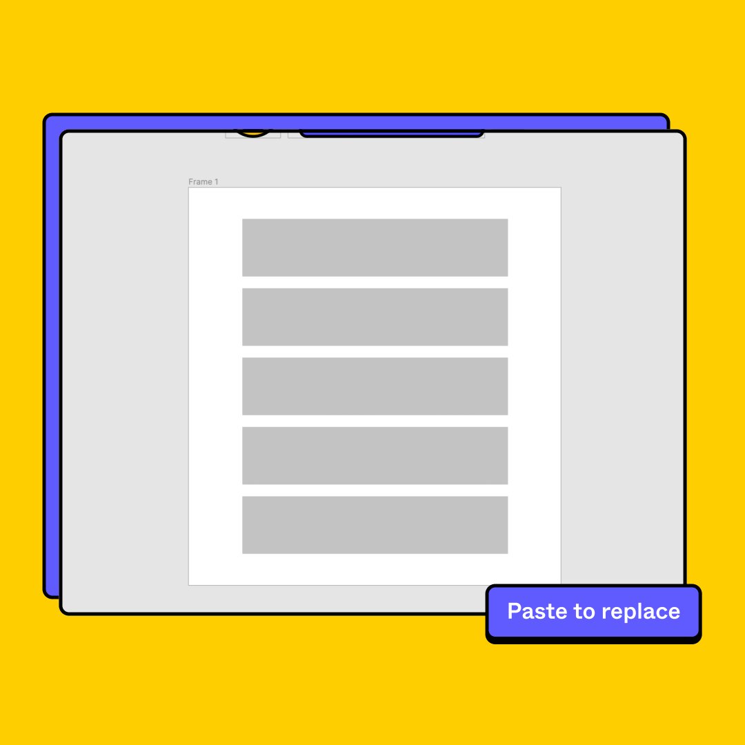 Figma on Twitter "2/ Next on the list multipaste. Want to add the