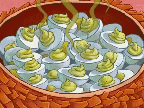 Spongebob's Deviled Eggs GIF