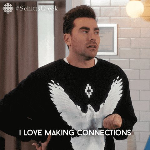 schitts creek flirt GIF by CBC