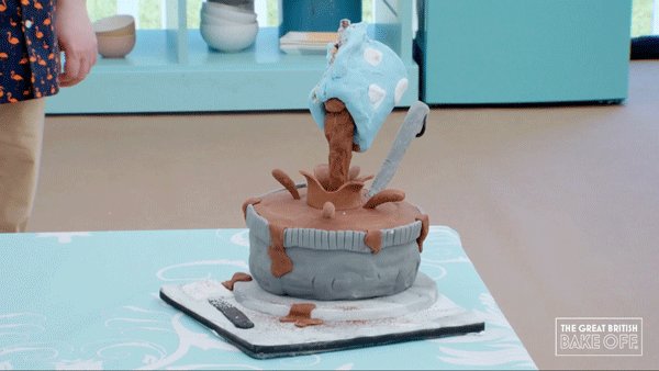 anti gravity cake bake off
