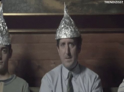 Aluhut Tin Foil Hat GIF