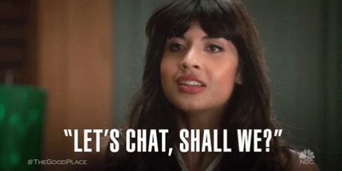 Lets Chat Shall We Lets Talk GIF