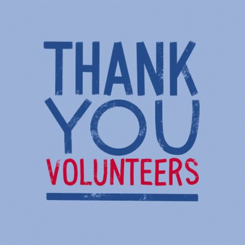 Thank You Thank You Volunteers GIF