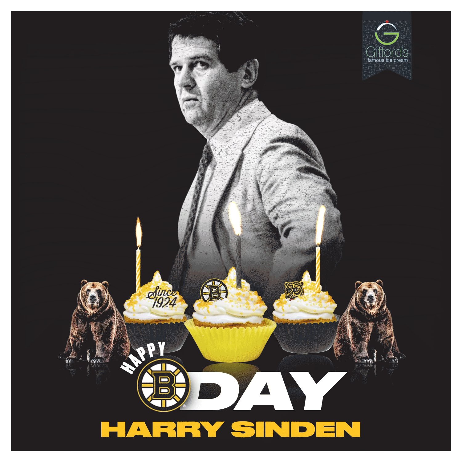 Happy 89th Birthday, Harry Sinden! 