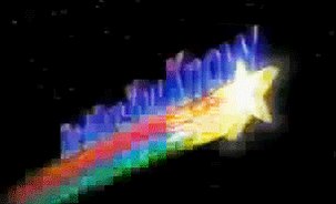 The more you know rainbow comet