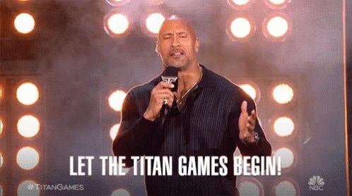 Let The Titan Games Begin Lets Start The Show GIF