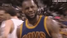 Huh Lebron James GIF