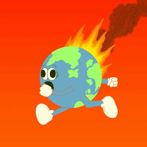 Run Away Climate Change GIF...